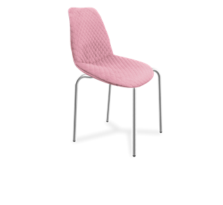 Обеденный стул SHT-ST29-С22 / SHT-S86 HD (розовый зефир/хром лак) в Салехарде - предосмотр