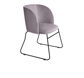 Обеденный стул SHT-ST33 / SHT-S167 (сиреневая орхидея/черный муар) в Надыме