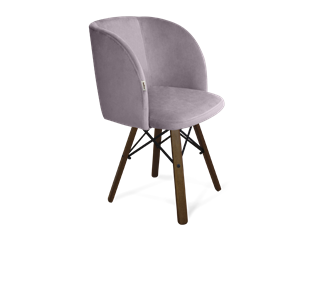 Обеденный стул SHT-ST33 / SHT-S70 (сиреневая орхидея/темный орех/черный муар) в Салехарде