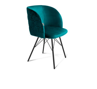 Обеденный стул SHT-ST33-1 / SHT-S37 (альпийский бирюзовый/черный муар) в Салехарде