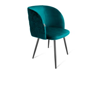 Обеденный стул SHT-ST33-1 / SHT-S95-1 (альпийский бирюзовый/черный муар) в Надыме