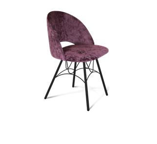 Обеденный стул SHT-ST34 / SHT-S100 (вишневый джем/черный муар) в Салехарде