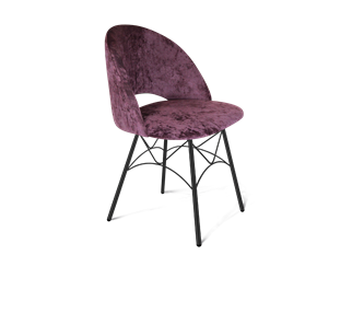 Обеденный стул SHT-ST34 / SHT-S107 (вишневый джем/черный муар) в Салехарде