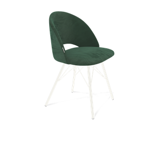 Обеденный стул SHT-ST34 / SHT-S37 (лиственно-зеленый/белый муар) в Салехарде