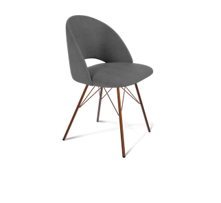Обеденный стул SHT-ST34 / SHT-S37 (платиново-серый/медный металлик) в Салехарде