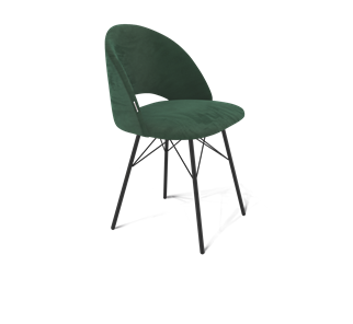 Обеденный стул SHT-ST34 / SHT-S64 (лиственно-зеленый/черный муар) в Салехарде