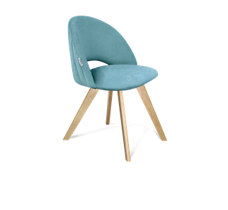 Обеденный стул SHT-ST34-1 / SHT-S39 (голубая пастель/прозрачный лак) в Новом Уренгое