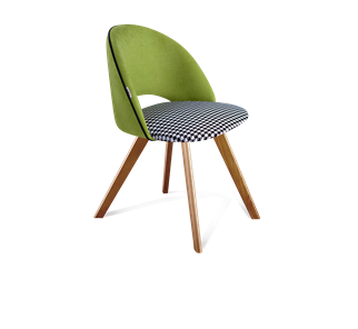 Обеденный стул SHT-ST34-3 / SHT-S39 (оливковый/гусиная лапка/светлый орех) в Надыме