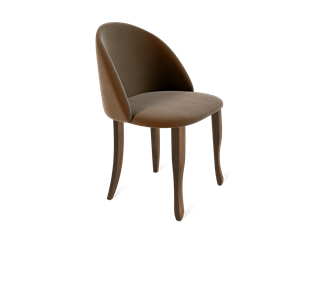 Обеденный стул SHT-ST35 / SHT-S122 (кофейный ликер/темный орех/черный муар) в Салехарде