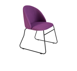 Обеденный стул SHT-ST35 / SHT-S167 (ягодное варенье/черный муар) в Салехарде