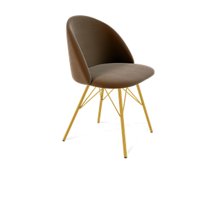 Обеденный стул SHT-ST35 / SHT-S37 (кофейный ликер/золото) в Лабытнанги