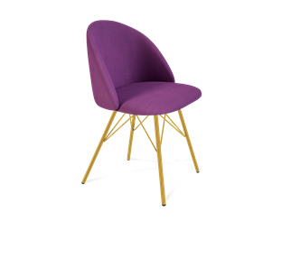 Обеденный стул SHT-ST35 / SHT-S37 (ягодное варенье/золото) в Салехарде