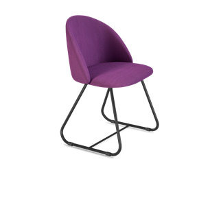 Обеденный стул SHT-ST35 / SHT-S38 (ягодное варенье/черный муар) в Лабытнанги