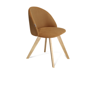 Обеденный стул SHT-ST35 / SHT-S39 (горчичный/прозрачный лак) в Лабытнанги