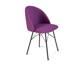 Обеденный стул SHT-ST35 / SHT-S64 (ягодное варенье/черный муар) в Надыме