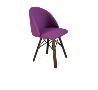 Обеденный стул SHT-ST35 / SHT-S70 (ягодное варенье/темный орех/черный муар) в Надыме