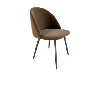 Обеденный стул SHT-ST35 / SHT-S95-1 (кофейный ликер/черный муар) в Лабытнанги