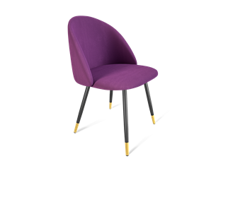 Обеденный стул SHT-ST35 / SHT-S95-1 (ягодное варенье/черный муар/золото) в Салехарде
