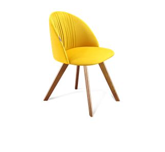 Обеденный стул SHT-ST35-1 / SHT-S39 (имперский жёлтый/светлый орех) в Салехарде
