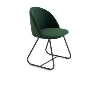Обеденный стул SHT-ST35-2 / SHT-S38 (лиственно-зеленый/черный муар) в Салехарде - предосмотр