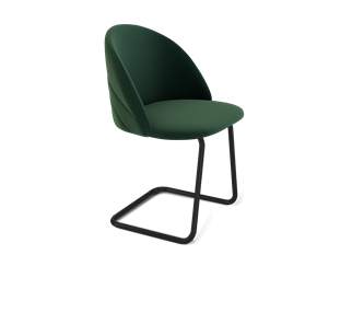 Обеденный стул SHT-ST35-2 / SHT-S45-1 (лиственно-зеленый/черный муар) в Надыме