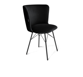 Обеденный стул SHT-ST36 / SHT-S64 (ночное затмение/черный муар) в Лабытнанги