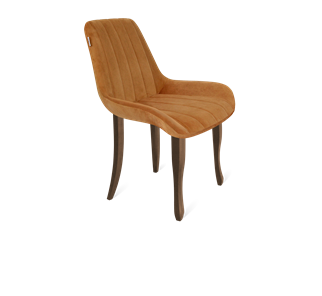 Обеденный стул SHT-ST37 / SHT-S122 (горчичный/темный орех/черный муар) в Тарко-Сале