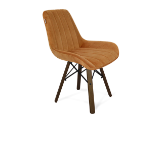 Обеденный стул SHT-ST37 / SHT-S70 (горчичный/темный орех/черный муар) в Лабытнанги