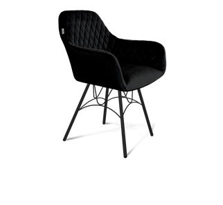 Обеденный стул SHT-ST38 / SHT-S100 (ночное затмение/черный муар) в Лабытнанги