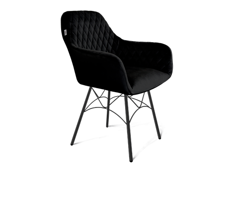 Обеденный стул SHT-ST38 / SHT-S107 (ночное затмение/черный муар) в Салехарде - изображение