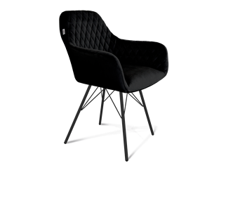 Обеденный стул SHT-ST38 / SHT-S37 (ночное затмение/черный муар) в Надыме
