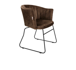 Обеденный стул SHT-ST42-1 / SHT-S167 (кофейный трюфель/черный муар) в Новом Уренгое