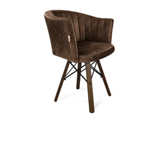 Обеденный стул SHT-ST42-1 / SHT-S70 (кофейный трюфель/темный орех/черный муар) в Надыме