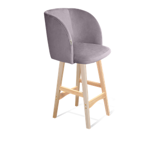 Полубарный стул SHT-ST33 / SHT-S65-1 (сиреневая орхидея/прозрачный лак) в Надыме