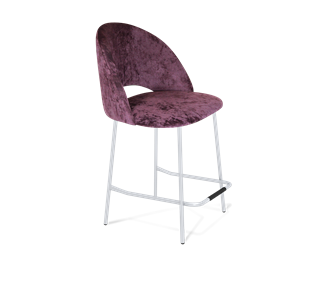 Полубарный стул SHT-ST34 / SHT-S29P-1 (вишневый джем/хром лак) в Новом Уренгое