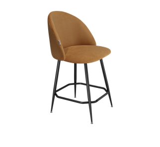 Полубарный стул SHT-ST35 / SHT-S148-1 (горчичный/черный муар) в Салехарде