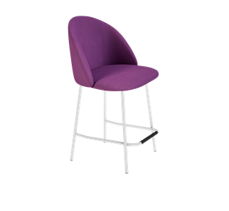 Полубарный стул SHT-ST35 / SHT-S29P-1 (ягодное варенье/белый муар) в Салехарде