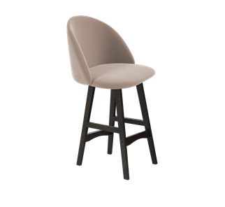 Полубарный стул SHT-ST35 / SHT-S65-1 (латте/венге) в Надыме