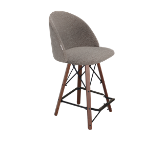 Полубарный стул SHT-ST35 / SHT-S80-1 (тростниковый сахар/темный орех/черный) в Салехарде