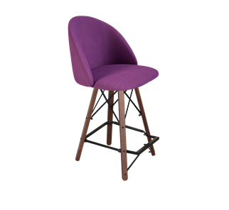 Полубарный стул SHT-ST35 / SHT-S80-1 (ягодное варенье/темный орех/черный) в Салехарде