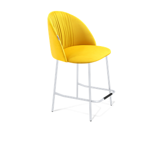 Полубарный стул SHT-ST35-1 / SHT-S29P-1 (имперский жёлтый/хром лак) в Надыме