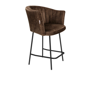 Полубарный стул SHT-ST42-1 / SHT-S29P-1 (кофейный трюфель/черный муар) в Тарко-Сале
