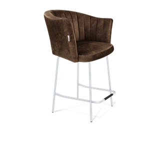Полубарный стул SHT-ST42-1 / SHT-S29P-1 (кофейный трюфель/хром лак) в Надыме