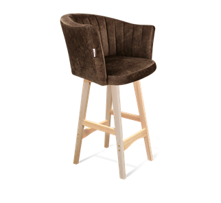 Полубарный стул SHT-ST42-1 / SHT-S65-1 (кофейный трюфель/прозрачный лак) в Новом Уренгое