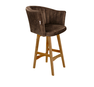 Полубарный стул SHT-ST42-1 / SHT-S65-1 (кофейный трюфель/светлый орех) в Лабытнанги