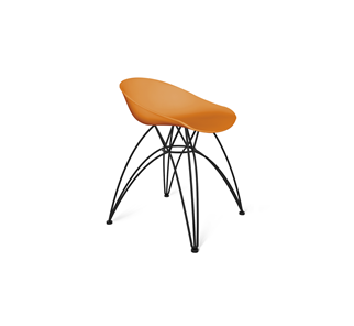 Кухонный стул SHT-ST19/S112 (оранжевый/черный муар) в Лабытнанги - предосмотр