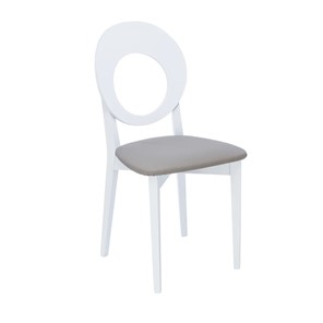 Обеденный стул Leset Хьюстон (Белый лак/экокожа 526) в Лабытнанги
