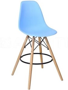 Барный стул DSL 110 Wood bar (голубой) в Салехарде