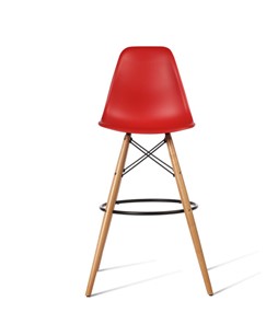 Барный стул DSL 110 Wood bar (красный) в Надыме - предосмотр 1