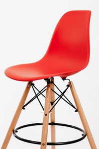 Барный стул DSL 110 Wood bar (красный) в Ноябрьске - предосмотр 2
